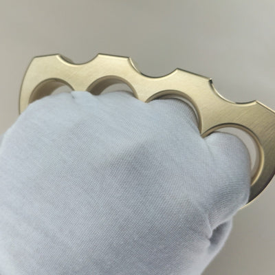 Solid Pure Brass Sturdy Knuckle Duster Self-defense Broken Windows Outside Boxing Grappling Fighting Protective Gear