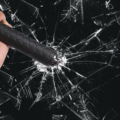 21-inch reinforced spring baton, automatic baton, automatic retractable baton, three-section baton, expandable baton, self-defense baton, made of fully steel quenched material