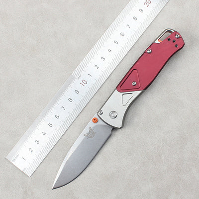 Benchmade 535-9 Folding Knife – Camping Knife with Aluminum Handle, High-Hardness Survival Knife, Outdoor Folding Knife