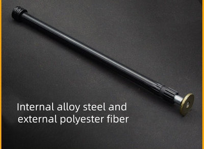 Lightweight expandable baton, self-defense weapon, retractable polyester fiber stick, legal self-defense anti-riot supplies, vehicle-mounted three-section rubber (baton)