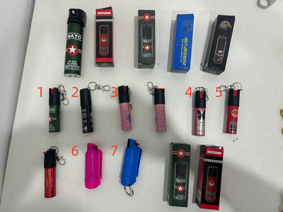 Buy 5 get 2 free！Portable Self Defense Pepper Spray with Multiple Specifications, Easy to Carry Personal Safety Weapon