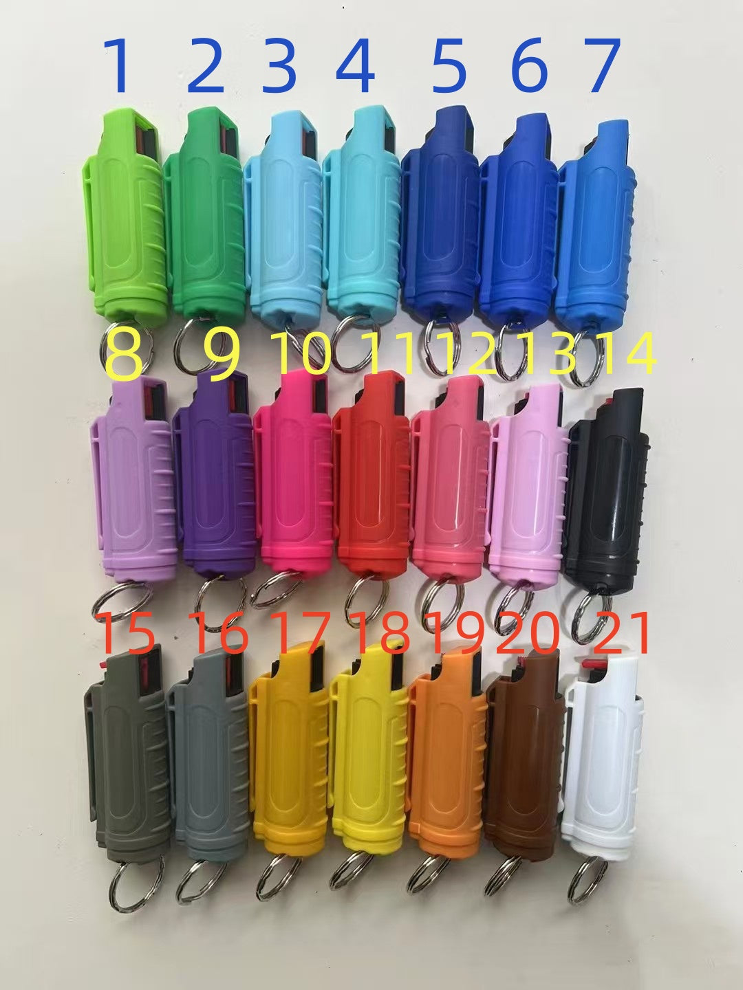 Buy 5 get 2 free！Self Defense Pepper Spray, Multiple Specifications, Portable & Easy to Carry Personal Protection Weapon