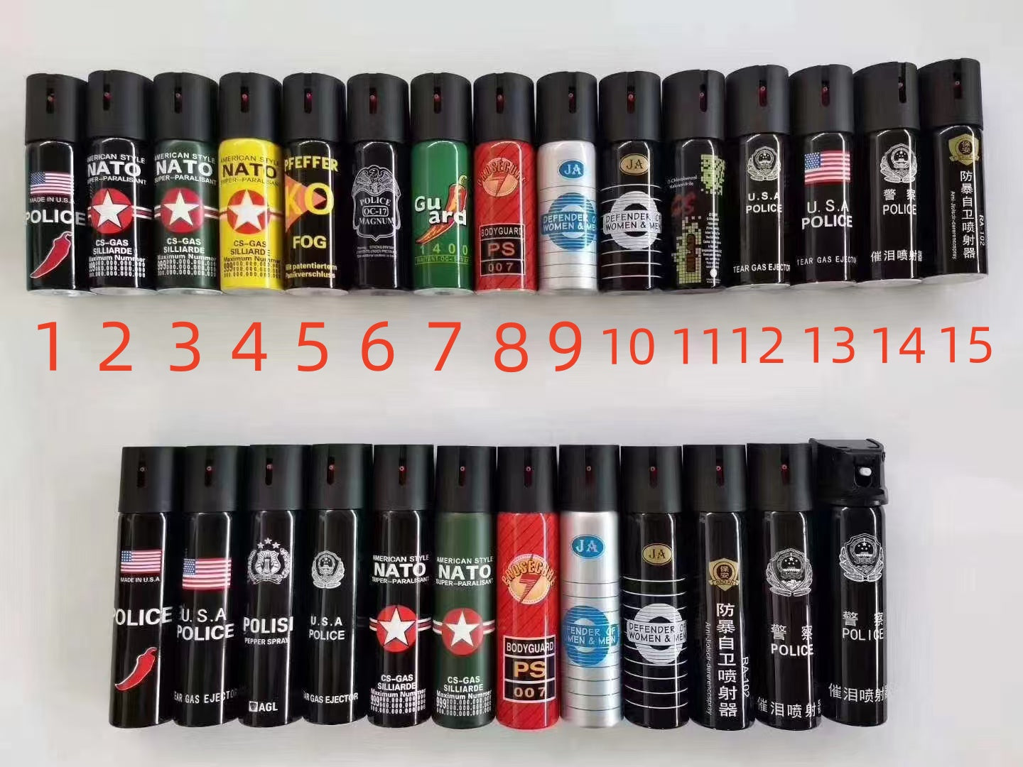 Self Defense Pepper Spray, Multiple Specifications & Various Styles, Portable & Easy to Carry Personal Safety Weapon