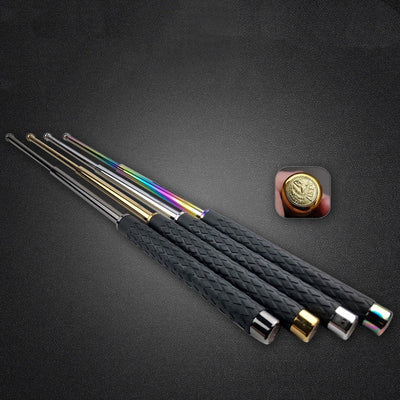 Portable small telescopic baton, retractable baton, self-defense baton for men and women, outdoor self-defense supplies