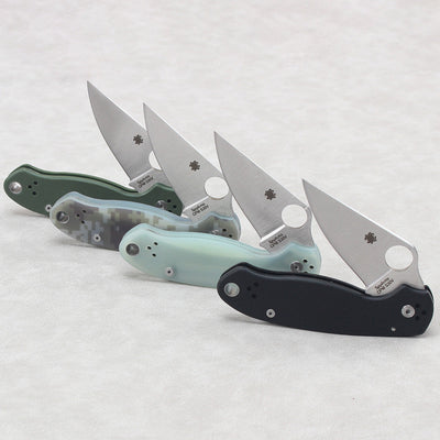 Spyderco C223 Folding Knife – Sharp, Portable EDC Knife for Camping, Fishing, and Fruit Cutting