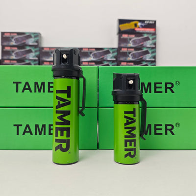 TAMER OC Gel Spray, Portable Wildlife & Aggressive Dog Repellent with Carrying Clip for Outdoor Hiking & Camping