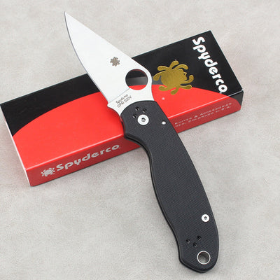 Spyderco C223 Folding Knife – Sharp, Portable EDC Knife for Camping, Fishing, and Fruit Cutting