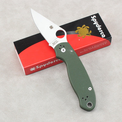 Spyderco C223 Folding Knife – Sharp, Portable EDC Knife for Camping, Fishing, and Fruit Cutting