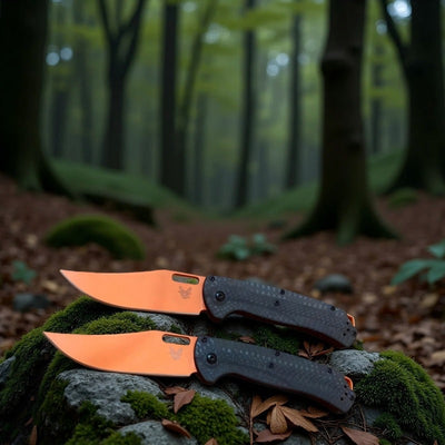 BM15535 Carbon Fiber Handle Outdoor Folding Knife – Portable, Sharp, High-Hardness, Multifunctional Tool