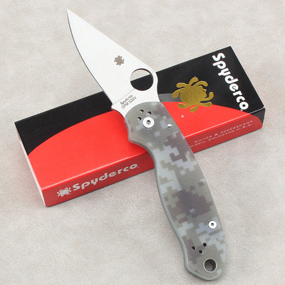 Spyderco C223 Folding Knife – Sharp, Portable EDC Knife for Camping, Fishing, and Fruit Cutting