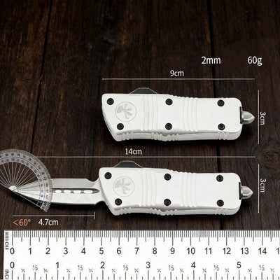 Aluminum Alloy Micro-Technology Mini Dragon Straight Out Knife ECD Straight Out Knife for Express Package Opening