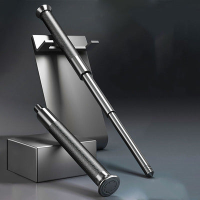 Telescopic baton, mechanical baton, heavy strike 21-inch and 26-inch lightweight, light-duty and heavy-duty telescopic three-section baton, vehicle-mounted self-defense baton weapon