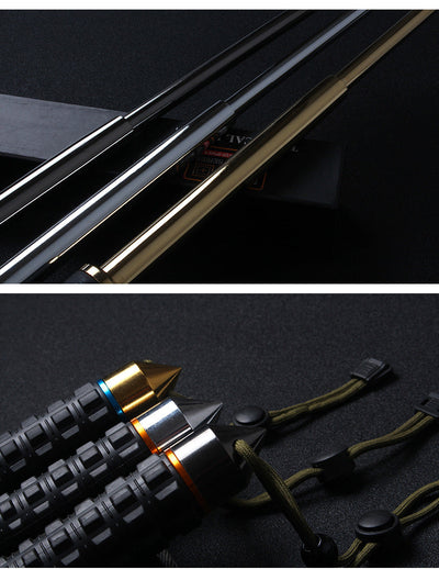 Portable small telescopic baton, retractable baton, self-defense baton for men and women, outdoor self-defense supplies