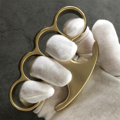 Old Style Classic Stonewashed Brass Knuckle Duster