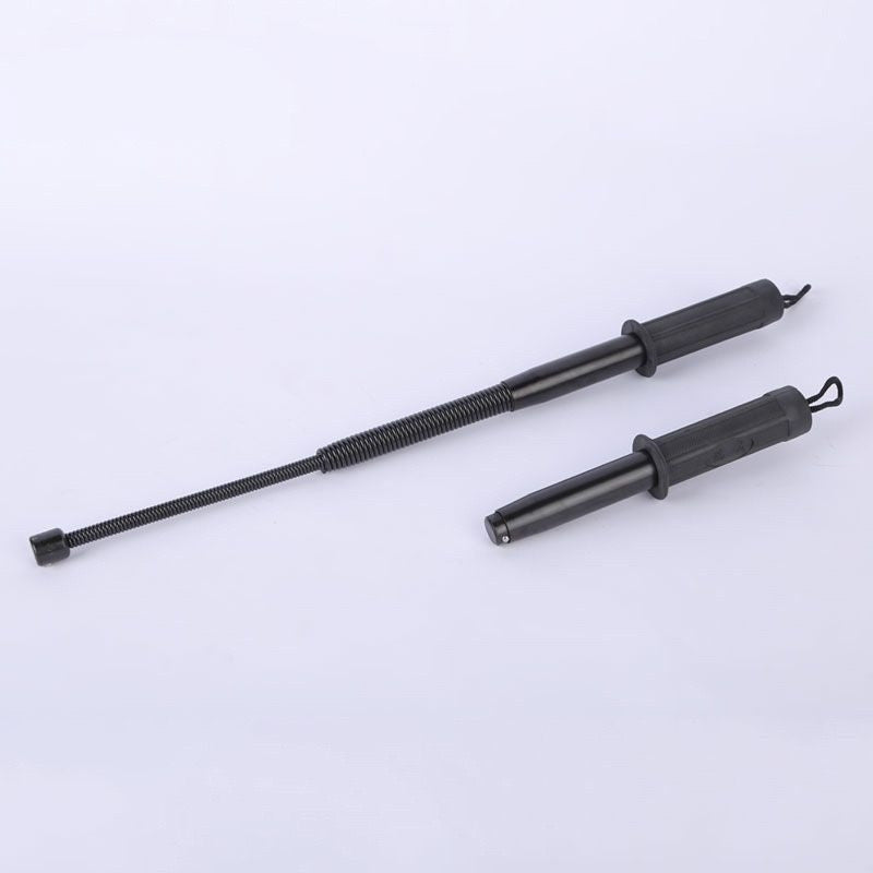 Martial arts spring whip, rubber handle soft whip, telescopic whip, retractable whip, anti-wolf weapon, spring stick, spring-loaded soft stick
