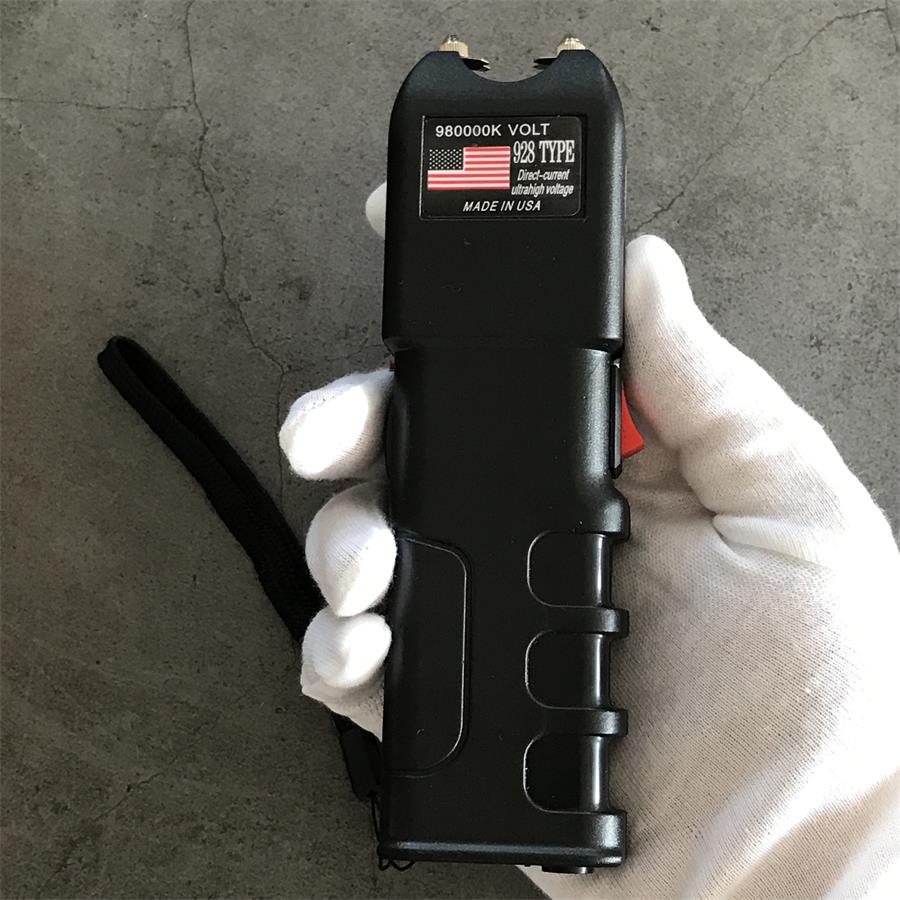 Free gift with a purchase of $120 or more！！！Stun Gun 928 High-power Electric Baton Self-protection Electric Shock Lamp