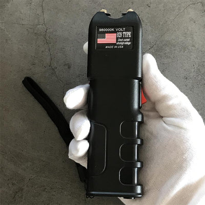 Free gift with a purchase of $120 or more！！！Stun Gun 928 High-power Electric Baton Self-protection Electric Shock Lamp