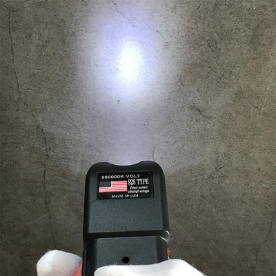 Free gift with a purchase of $120 or more！！！Stun Gun 928 High-power Electric Baton Self-protection Electric Shock Lamp