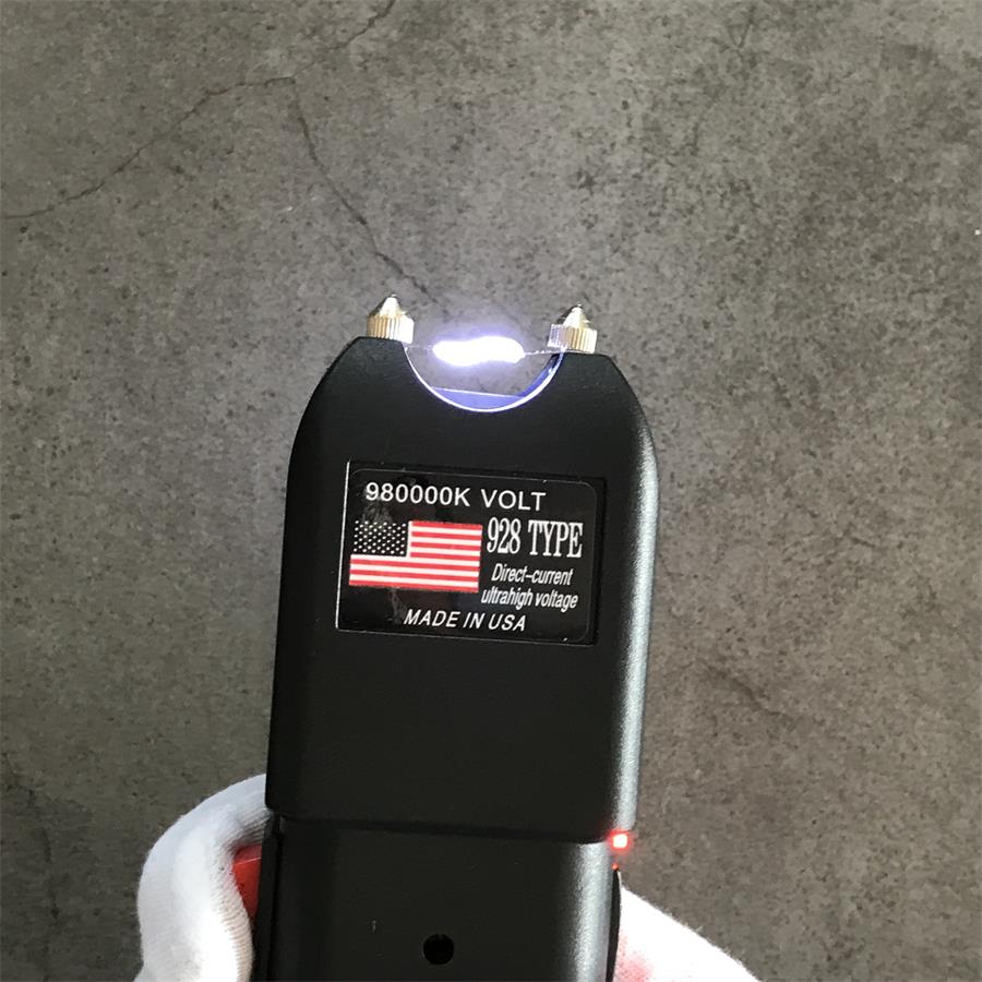 Free gift with a purchase of $120 or more！！！Stun Gun 928 High-power Electric Baton Self-protection Electric Shock Lamp