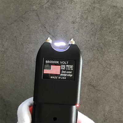 Free gift with a purchase of $120 or more！！！Stun Gun 928 High-power Electric Baton Self-protection Electric Shock Lamp