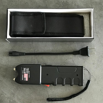 Free gift with a purchase of $120 or more！！！Stun Gun 928 High-power Electric Baton Self-protection Electric Shock Lamp
