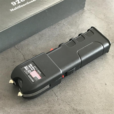 Free gift with a purchase of $120 or more！！！Stun Gun 928 High-power Electric Baton Self-protection Electric Shock Lamp