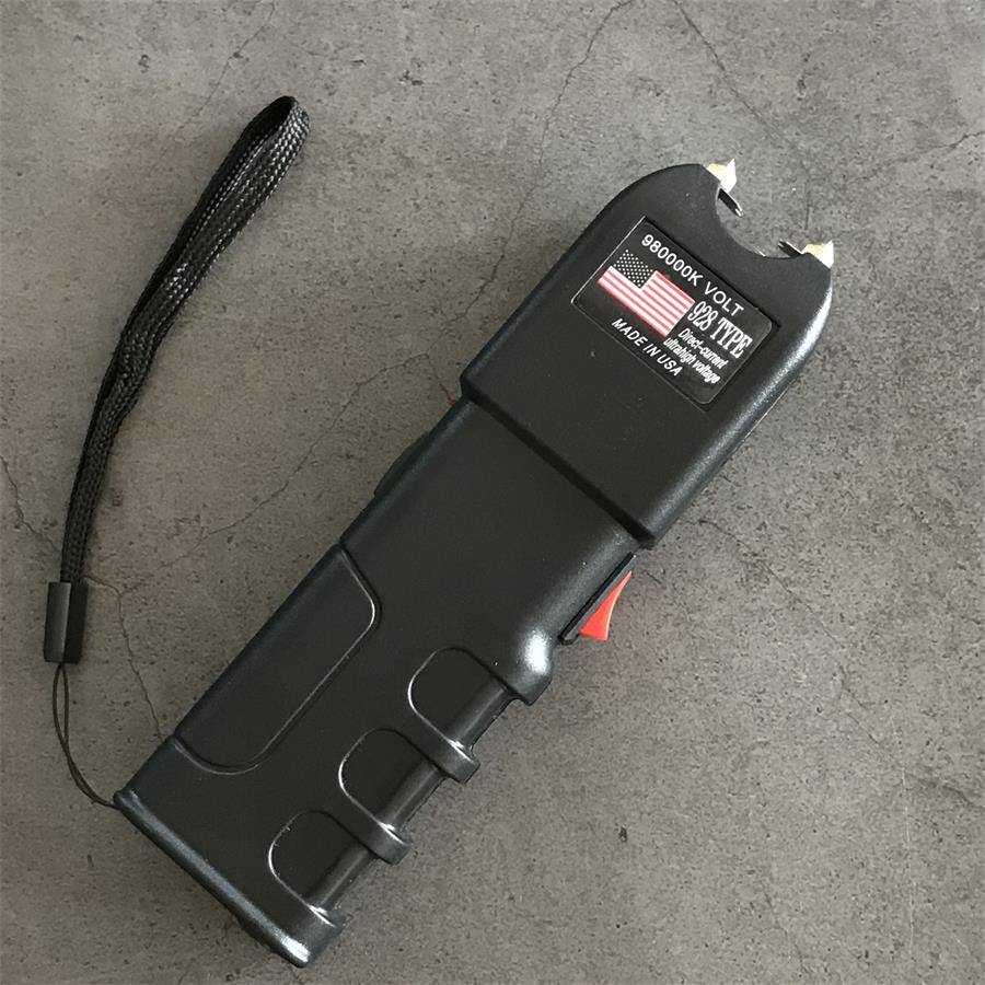 Free gift with a purchase of $120 or more！！！Stun Gun 928 High-power Electric Baton Self-protection Electric Shock Lamp