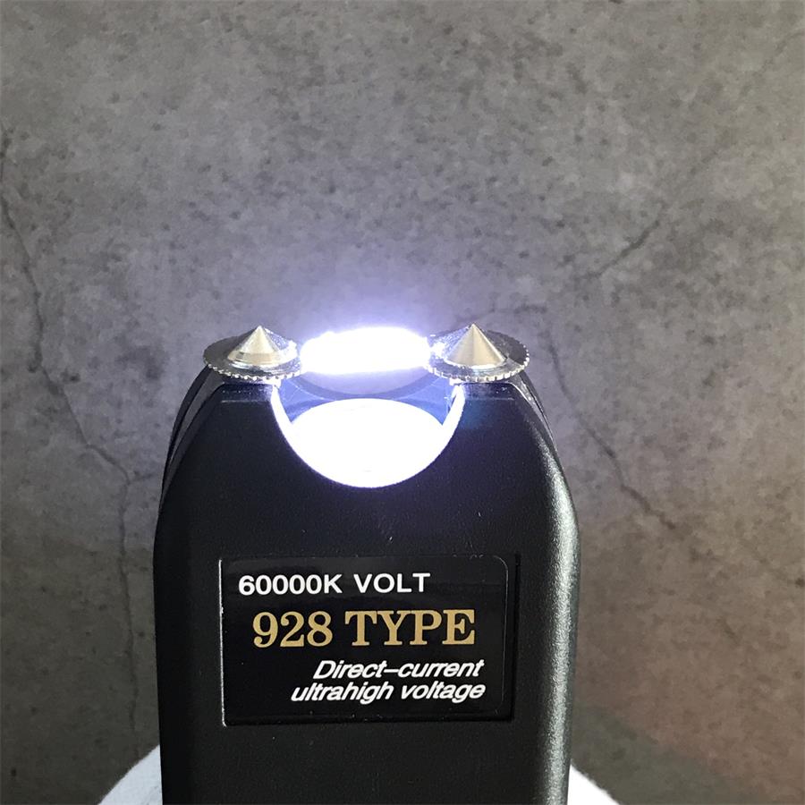 Free gift with a purchase of $120 or more！！！Stun Gun 928 High-power Electric Baton Self-protection Electric Shock Lamp