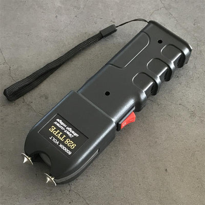 Free gift with a purchase of $120 or more！！！Stun Gun 928 High-power Electric Baton Self-protection Electric Shock Lamp